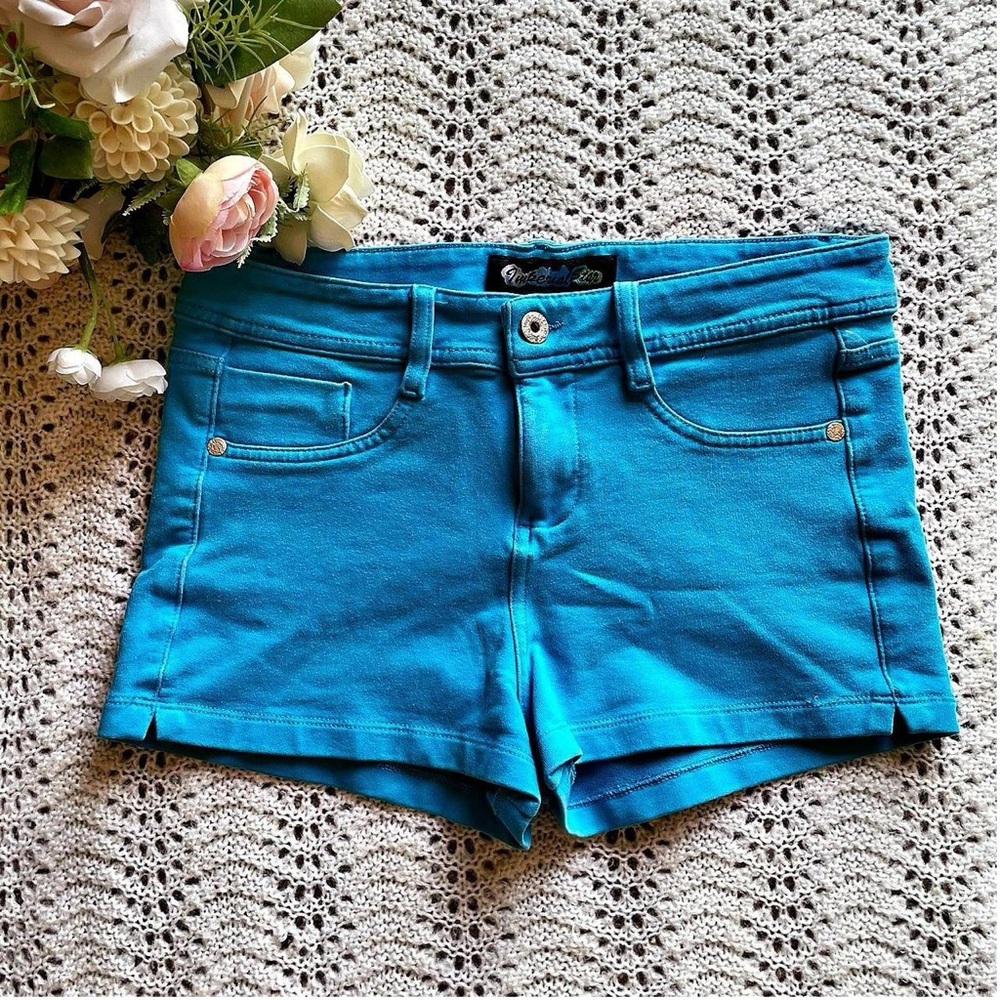 Vintage y2k/90s blue shorts / Imperial Star / 28”